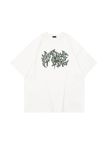Liber Women's SS Hip-Hop Printed Round Neck Short Sleeve Loose T-Shirt