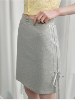 Liber Women's Summer Y2K Solid Straight Skirt