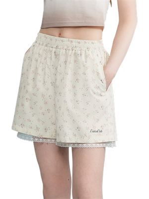 Liber Women's Summer Floral Shorts