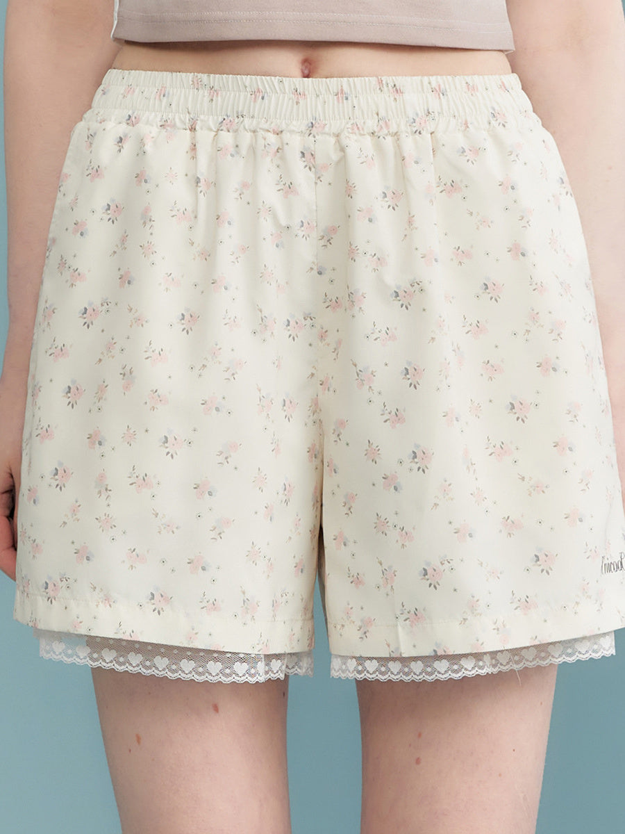 Liber Women's Summer Floral Shorts