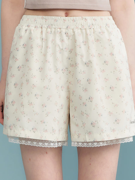 Liber Women's Summer Floral Shorts