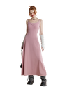 Liber Women's Summer Y2K Solid Butterfly Pattern Strapped Maxi Dresses