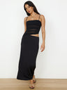 Liber Women's Summer Asymmetric Design Camisole 2-piece Set