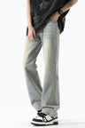 Liber Men's Solid Bootcut Jeans