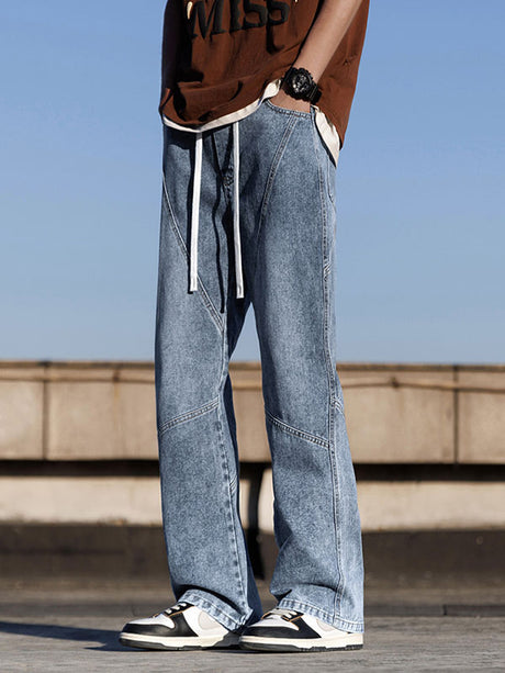 Liber Men's Solid Straight Jeans
