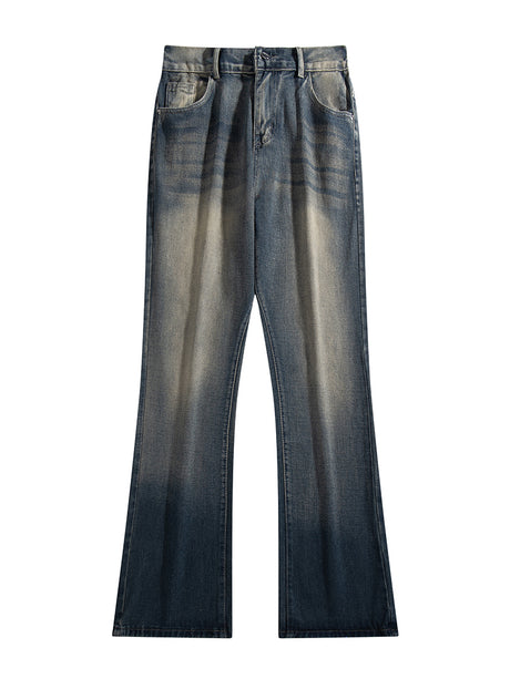 Liber Men's Solid Bootcut Jeans