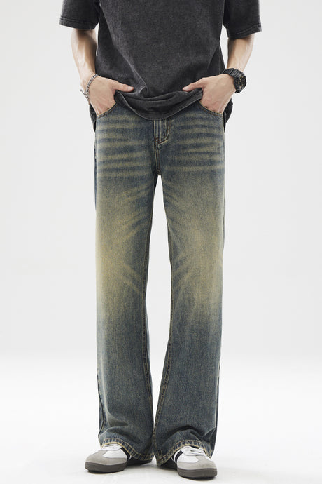 Liber Men's Solid Straight Jeans