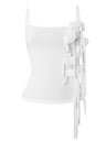 Liber Women's Summer Y2K Solid Color Sleeveless Slim Fit Camisole