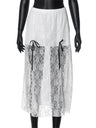 Liber Women's Summer Y2K Lace Skirt