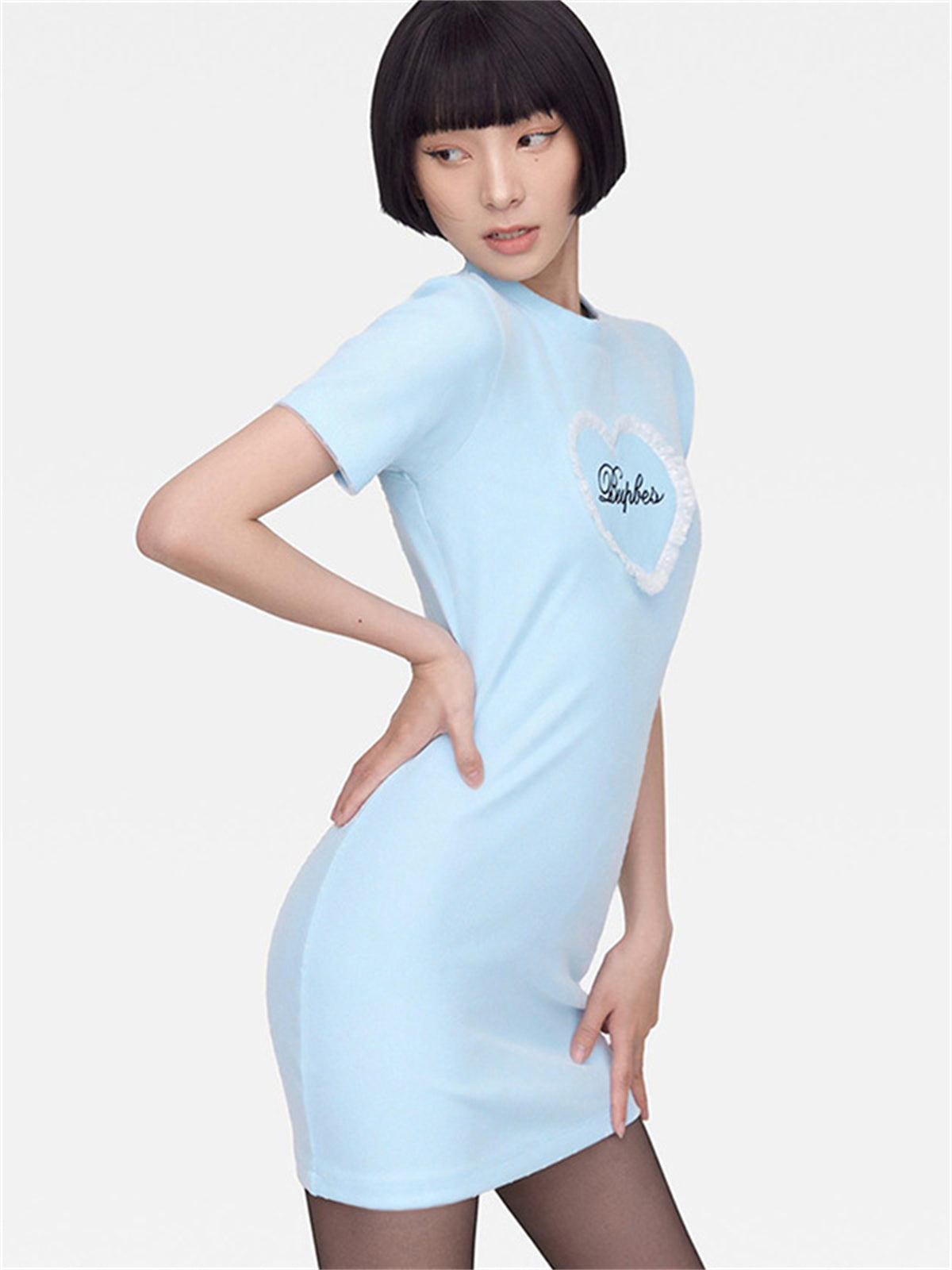Liber Women's Summer Letter Printed Mini&Short Dresses