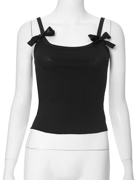 Liber Women's Summer Y2K Butterfly Sleeveless Slim Fit Camisole