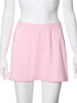 Liber Women's Summer Y2K Solid Color Regular Fit Skirt