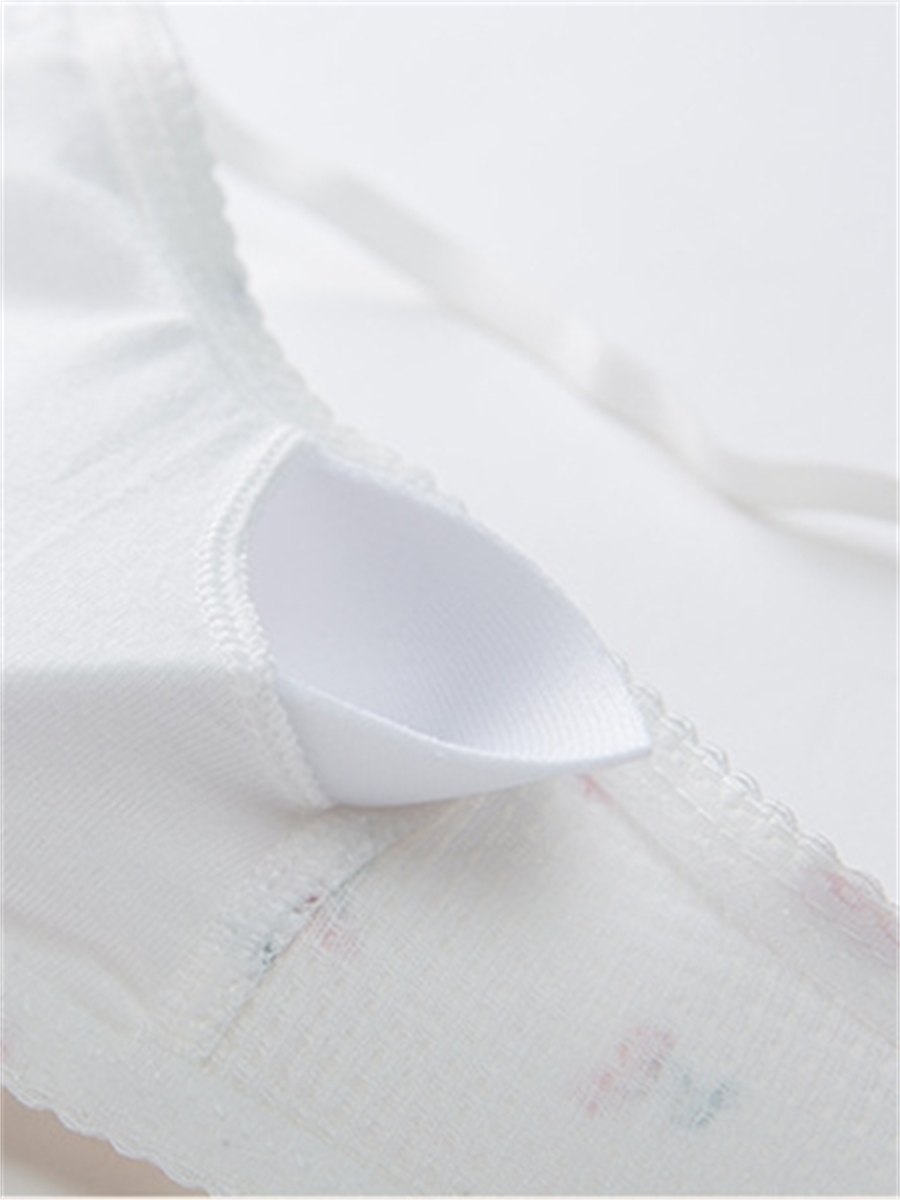 Liber Women's Printed 1/2 Cup Wire-Free Push-Up Bra