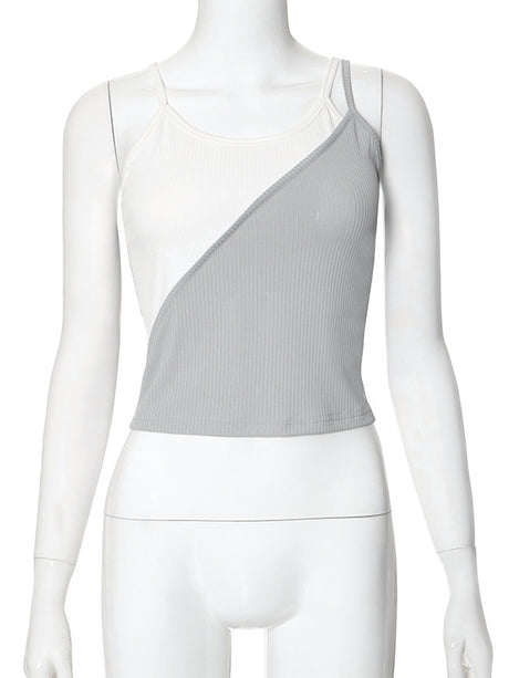 Liber Women's Summer Y2K Sleeveless Slim Fit Camisole