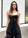 Liber Women's Summer Y2K Solid Camisole