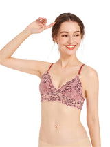 Liber Lace Women's, 1/2 Cup Wire-Free Push-Up Bra