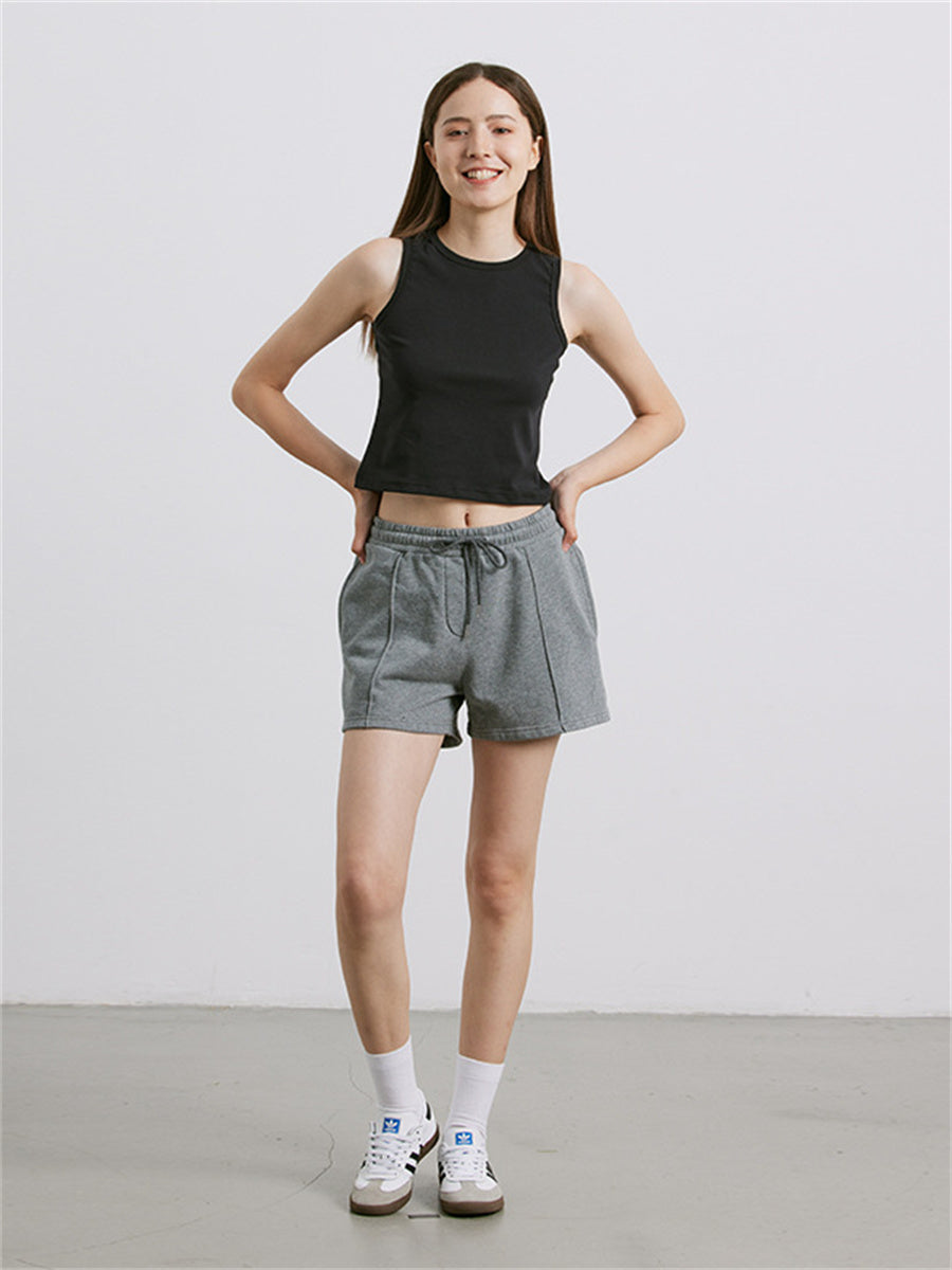 Liber women's SS 4 Solid Colors Sports Short