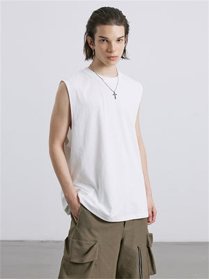 Liber Men's SS 4 Solid Colors Tank Top