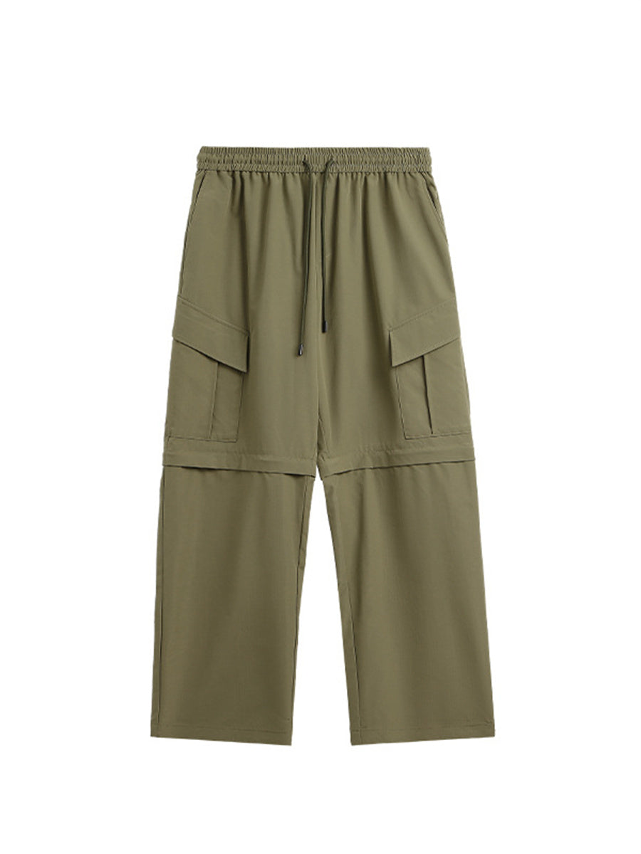 Liber Men's Fall Hip Hop Ripped Loose Pants
