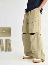 Liber Men's Fall Hip Hop Ripped Loose Pants