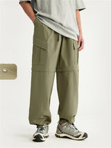 Liber Men's Fall Hip Hop Ripped Loose Pants