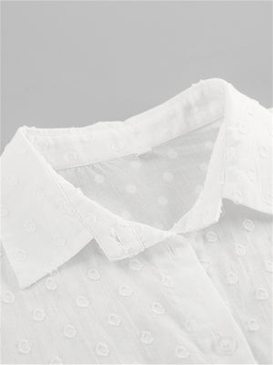 Liber summer women's clothing daily casual solid color, ruffles, lace turn-up collar long sleeves loose two-piece suit