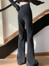 Liber SS Women's Urban Outdoor Solid Flared Jeans