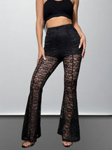 Liber Summer Women's Y2K Hot Girl Lace Pants
