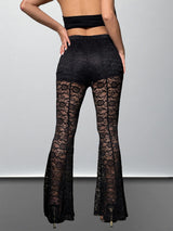 Liber Summer Women's Y2K Hot Girl Lace Pants