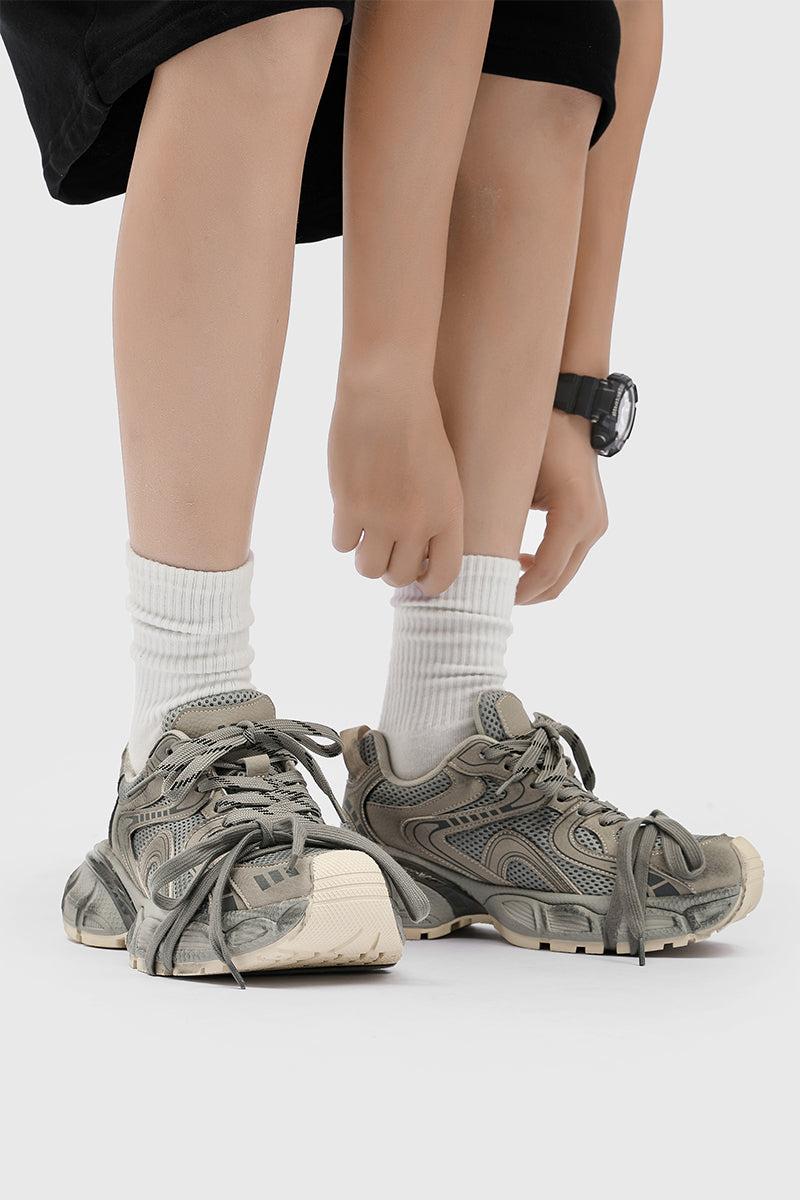 Liber hip-hop stitching bread shoes