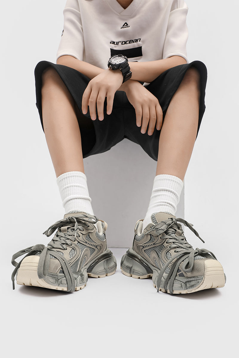 Liber hip-hop stitching bread shoes