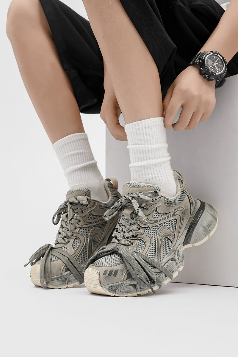 Liber hip-hop stitching bread shoes