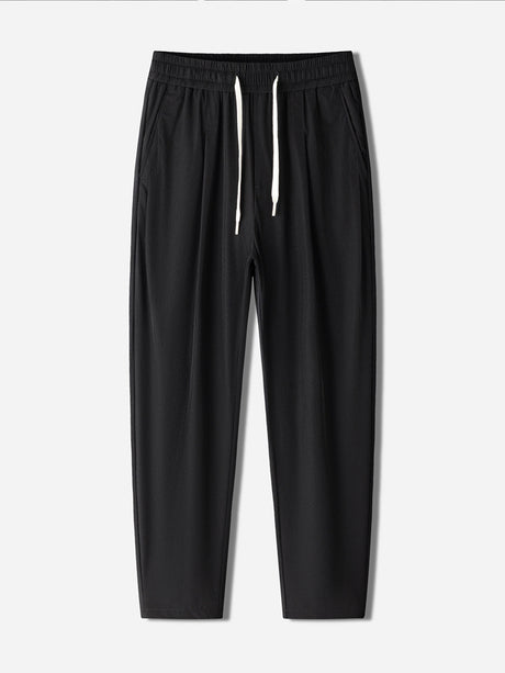 Liber summer men's daily casual solid color loose casual pants
