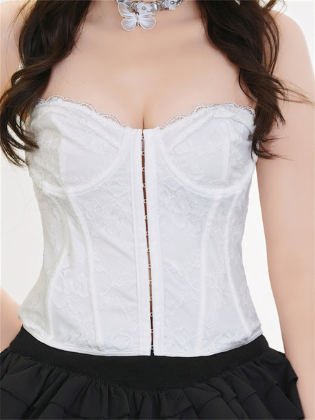 Liber Summer Women's Y2K Hot Girl Lace Sleeveless Slim Fit Camisole
