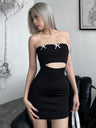 Liber Summer Women's Y2K Hot Girl Butterfly Sleeveless Slim Dress