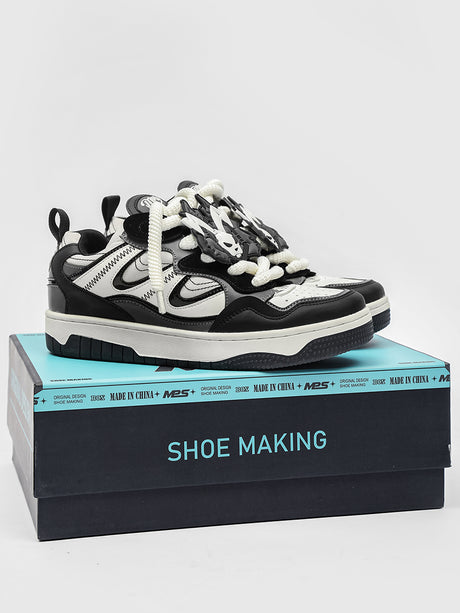 Liber hip-hop stitching bread shoes