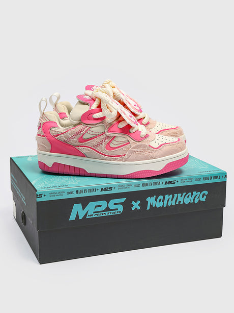 Liber hip-hop stitching bread shoes