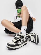 Liber hip-hop stitching bread shoes