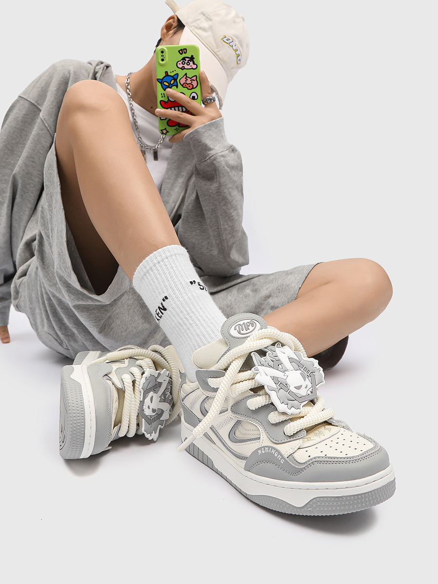Liber hip-hop stitching bread shoes