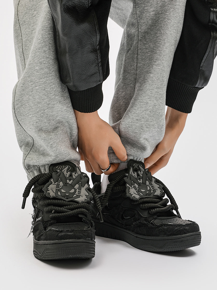 Liber hip-hop stitching bread shoes