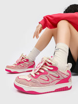 Liber hip-hop stitching bread shoes