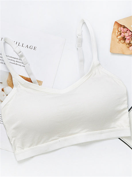 Liber Women's Solid Color 3/4 Cup Wire-Free Push-Up Bra