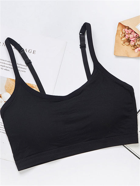 Liber Women's Solid Color 3/4 Cup Wire-Free Push-Up Bra