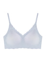Liber Women's Solid Color Full Cup Wire-Free Push-Up Bra
