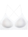 Liber Women's Solid Color Full Cup Wire-Free Push-Up Bra