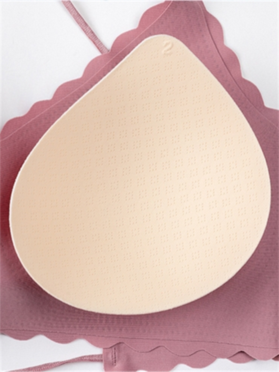 Liber Women's Solid Color Full Cup Wire-Free Push-Up Bra