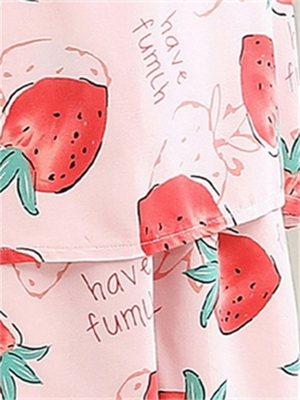 Liber Summer Women's Printed Round Neck Sleeveless Slim Fit Home Clothes