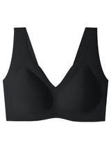Liber Women's Solid Color Full Cup Wire-Free Push-Up Bra