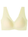 Liber Women's Solid Color Full Cup Wire-Free Push-Up Bra