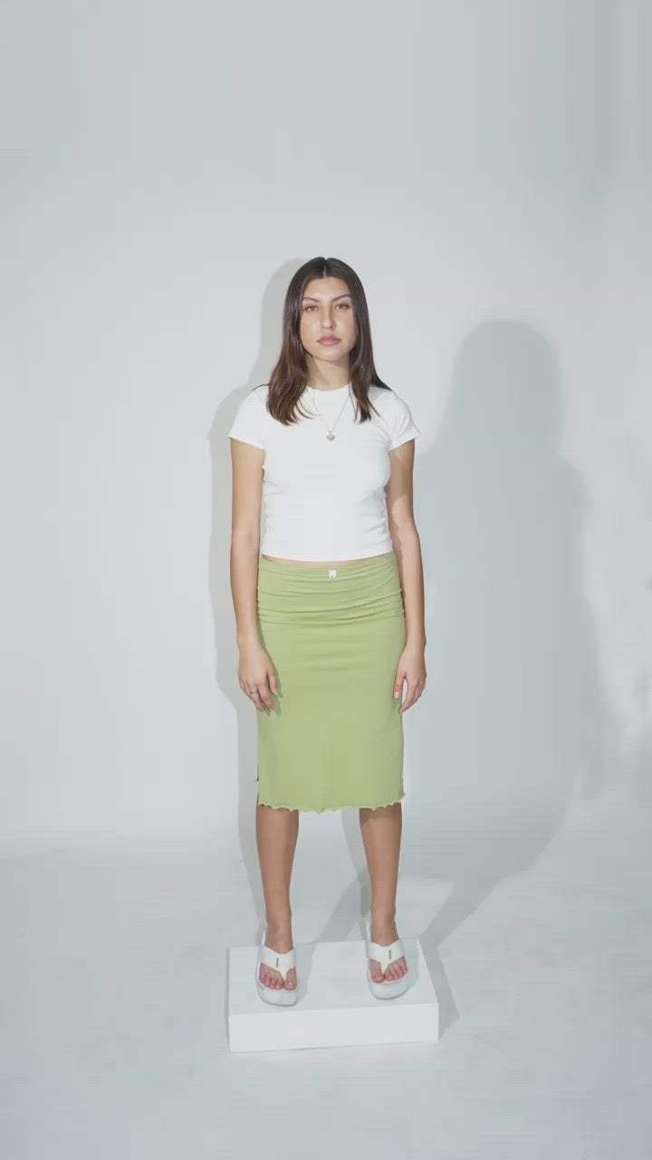 Liber Summer Women's Y2K Hot Girl Solid Color Slim Skirt